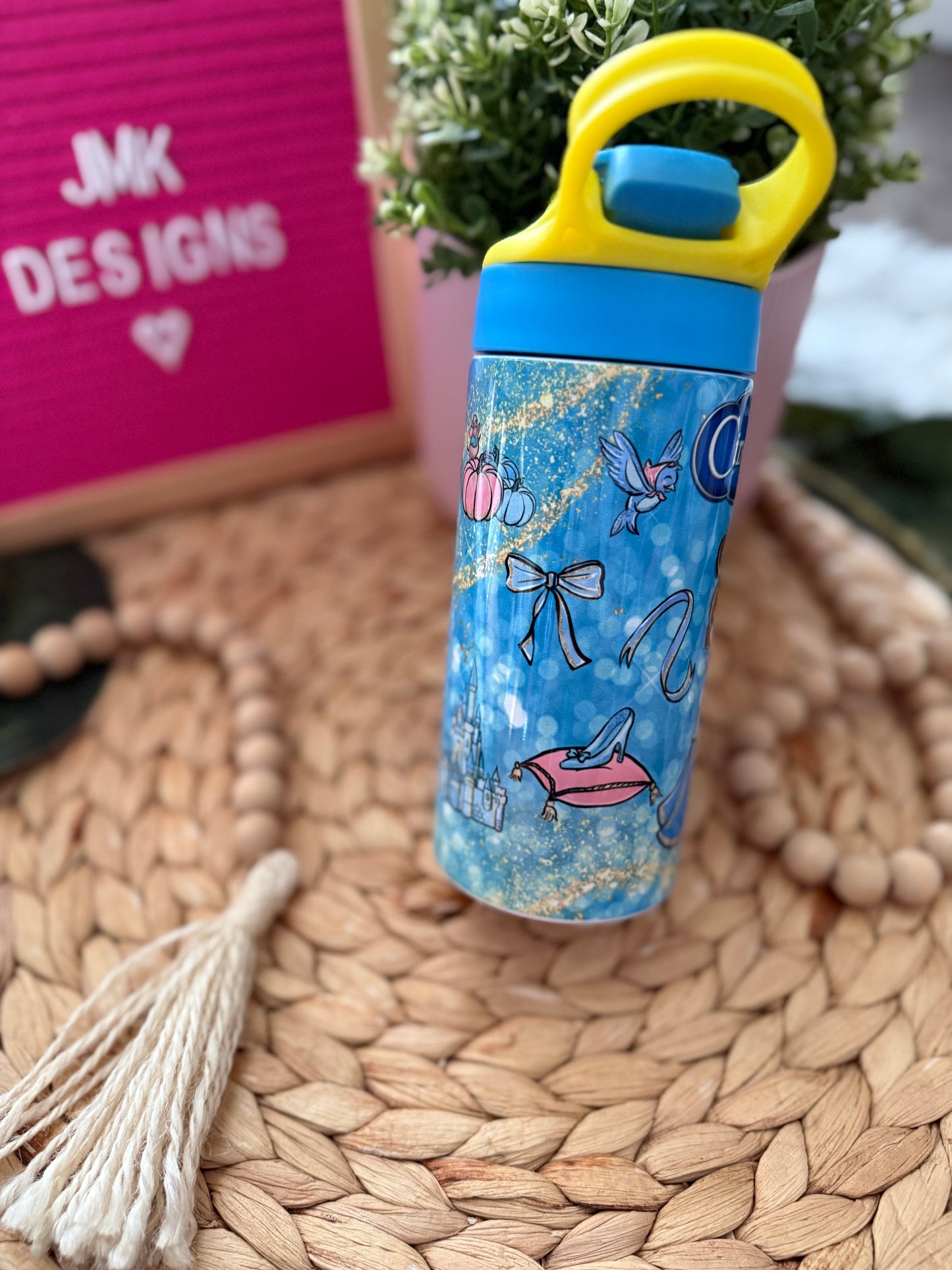 β¨ 12oz Princess Fairy Tale Kids Tumbler β¨