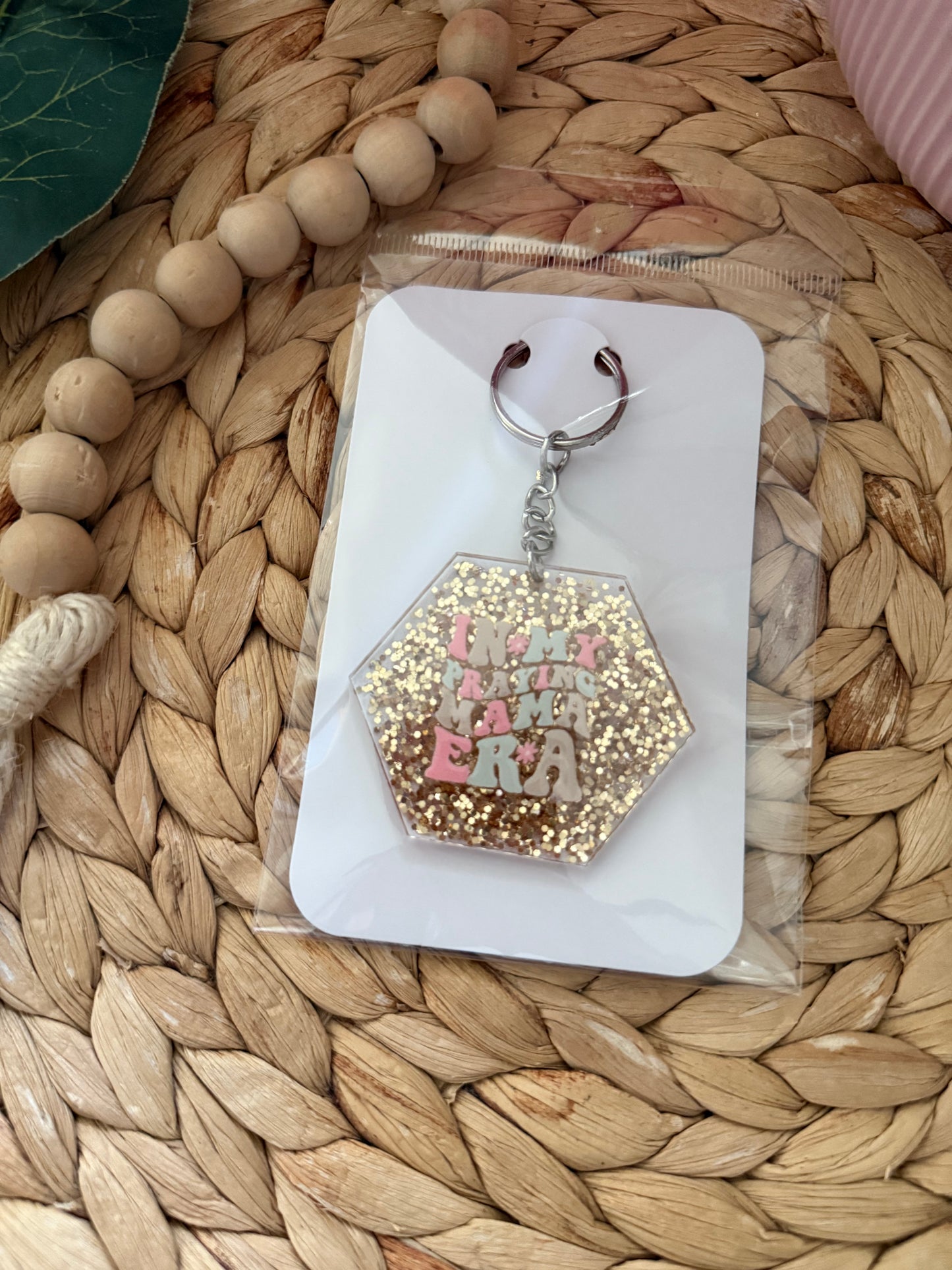 Handmade Acrylic Keychain with Tassel – Stylish & Durable Key Ring for Bags, Keys, & Gifts 🎁