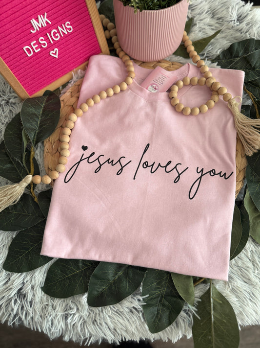 Jesus Loves You Tee- Christian Graphic T-Shirt ♥