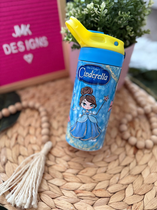 ✨ 12oz Princess Fairy Tale Kids Tumbler ✨