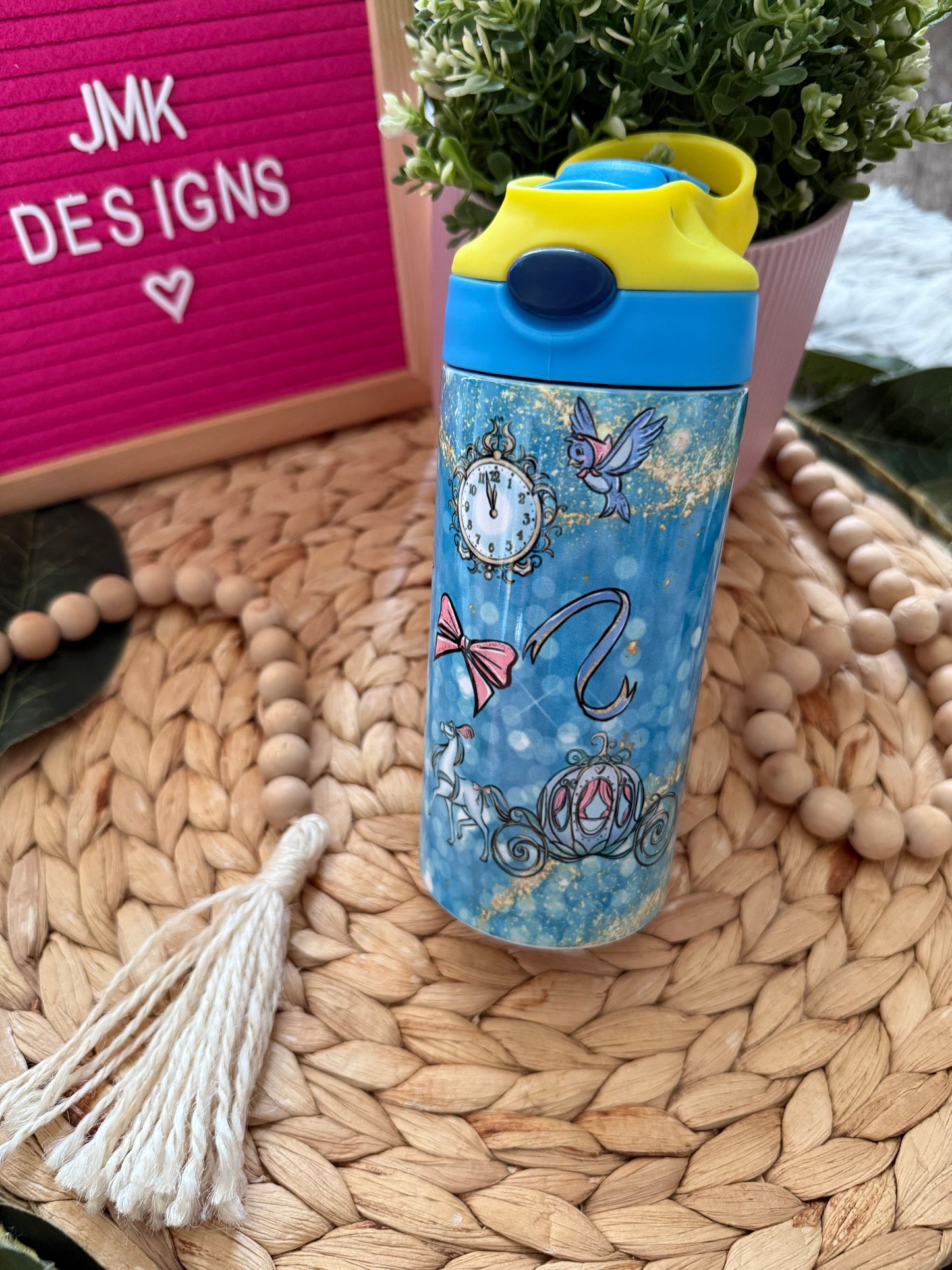 ✨ 12oz Princess Fairy Tale Kids Tumbler ✨